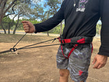 Modular Trekking and Canicross Belt with Integrated Bungee System