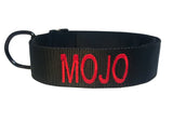 Collar con hebilla de liberación rápida de 2" (metal o plástico)