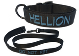 1” Leash - With Embroidery