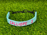 Collar Martingale con cadena de cuadros de 3/4"