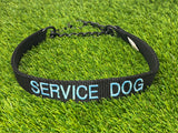 Collar Martingale con cadena de cuadros de 1"