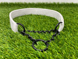 Collar Martingale con cadena de cuadros de 1"