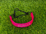 Collar Martingale con cadena de cuadros de 3/4"