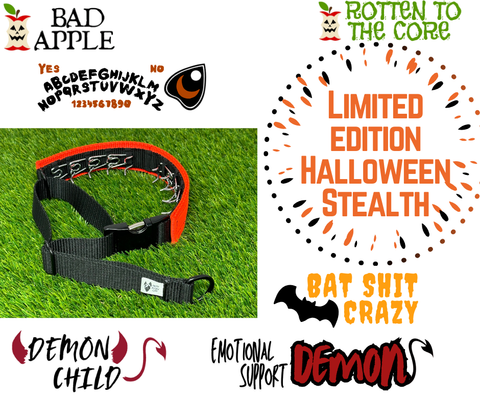 The Stealth - Limited Edition Halloween - Hidden Prong Collar