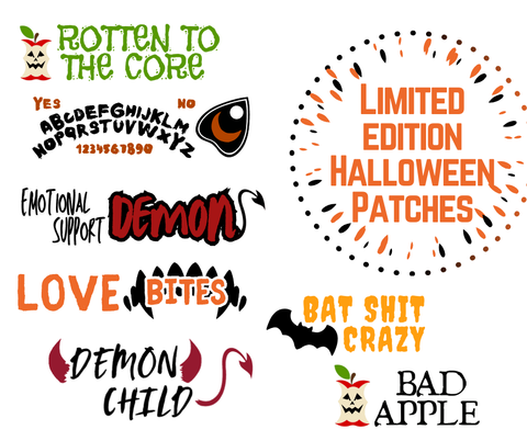 Limited Edition Halloween Patches