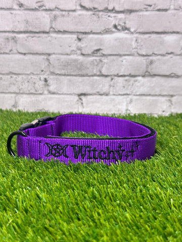 Premade - 1” “Witchy” Buckle Collar