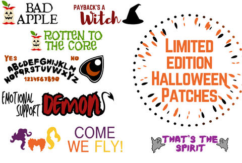 Limited Edition Halloween Patches