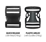 2" Quick Release Buckle Collar (Metal or Plastic)
